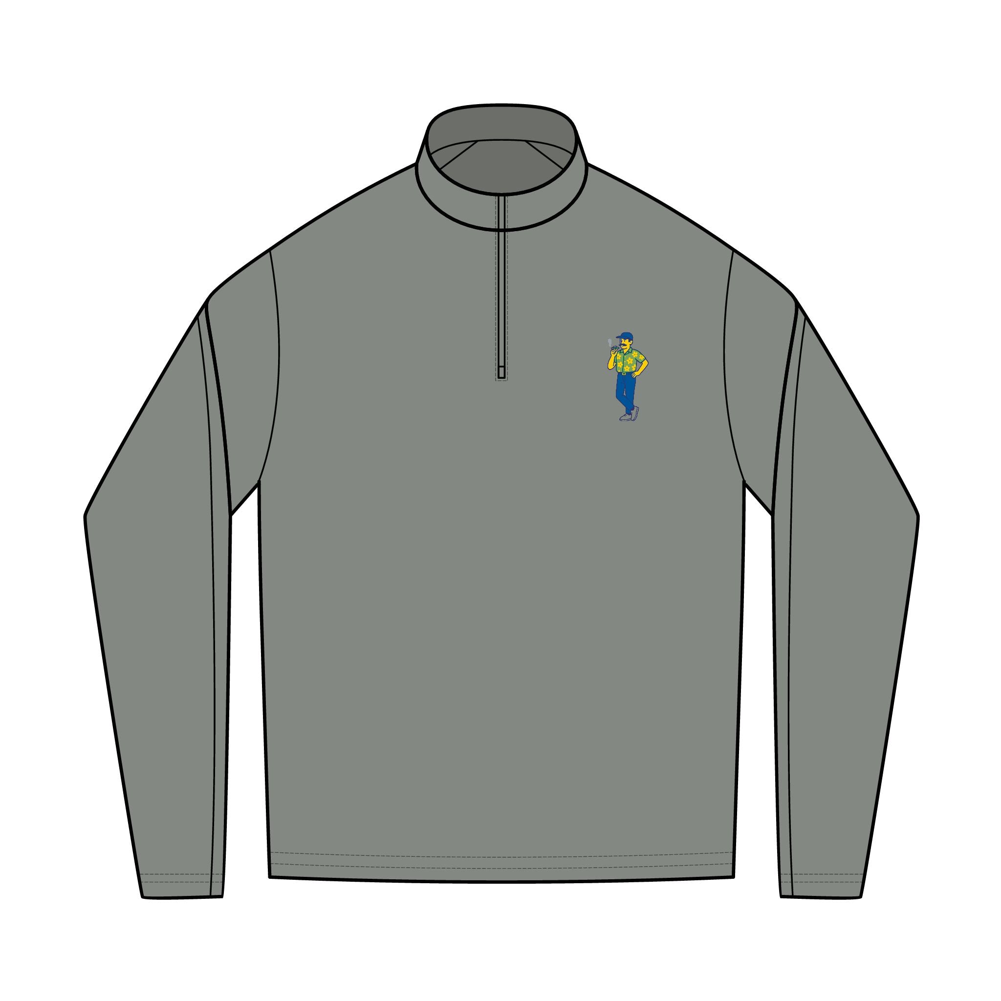 Tempo Man Cigar Quarter Zip